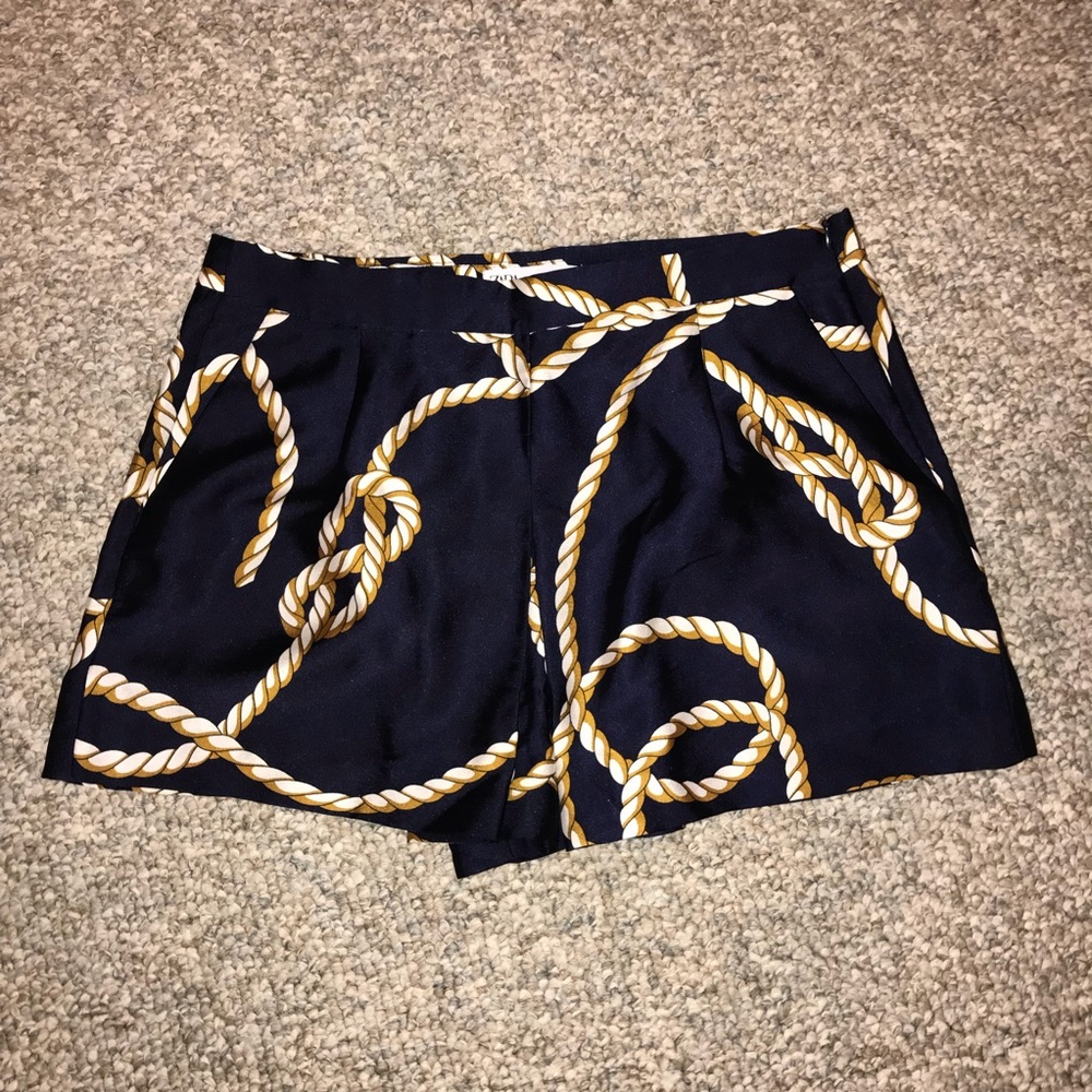 Zara Navy Shorts NWOT